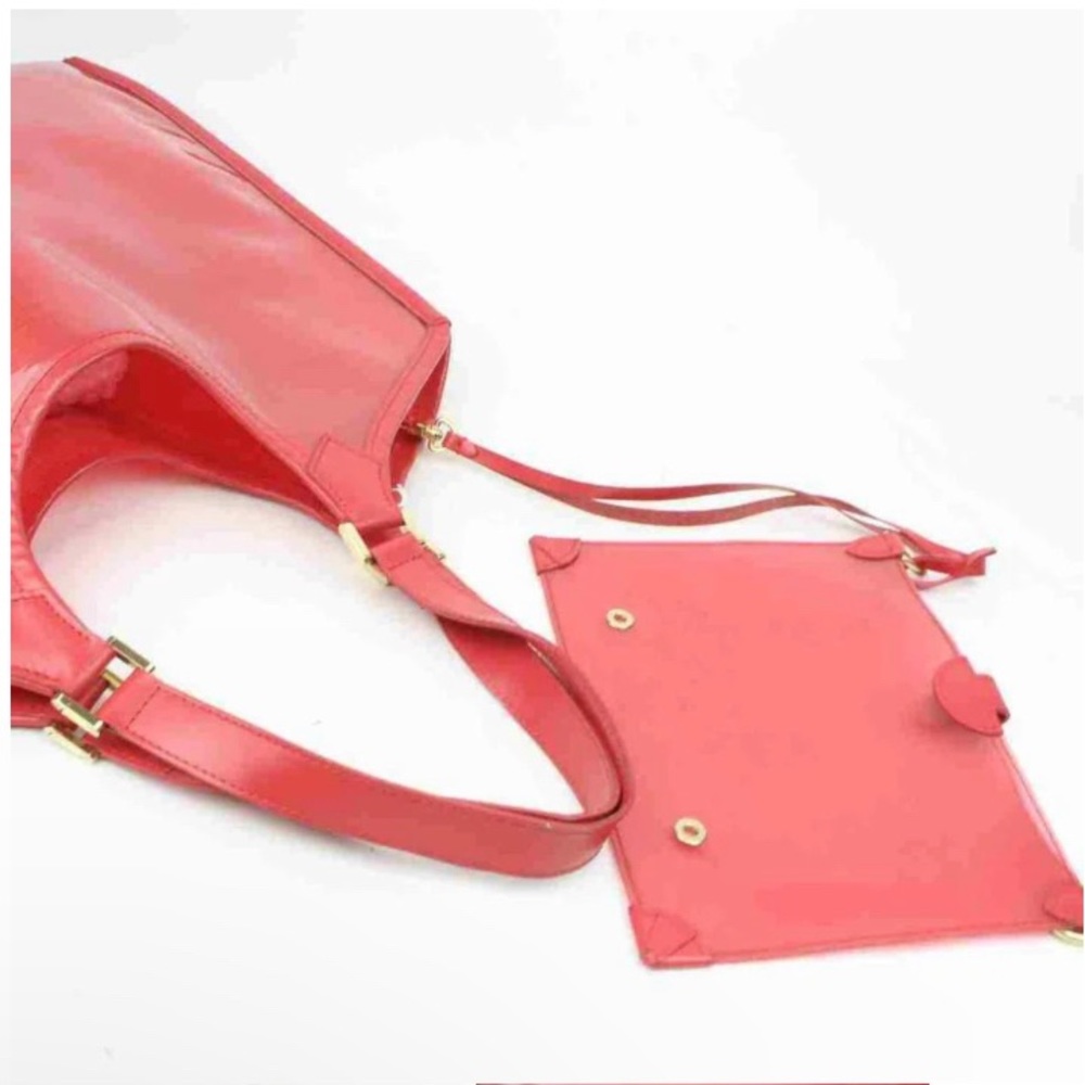 Louis Vuitton Red Epi Plage Lagoon Bay With Pouch Beach Tote - Picture 3 of 11